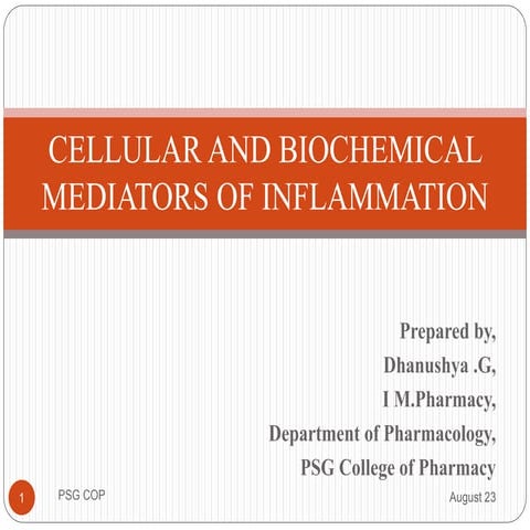 Cellular and biochemical mediators of Inflammation.pptx