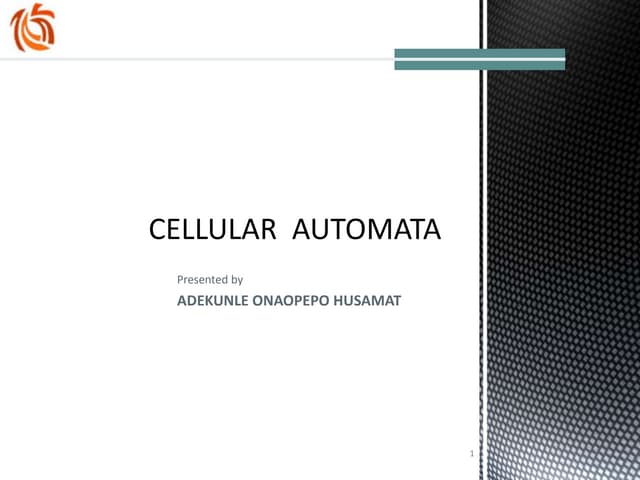 Cellular automata : A simple Introduction
