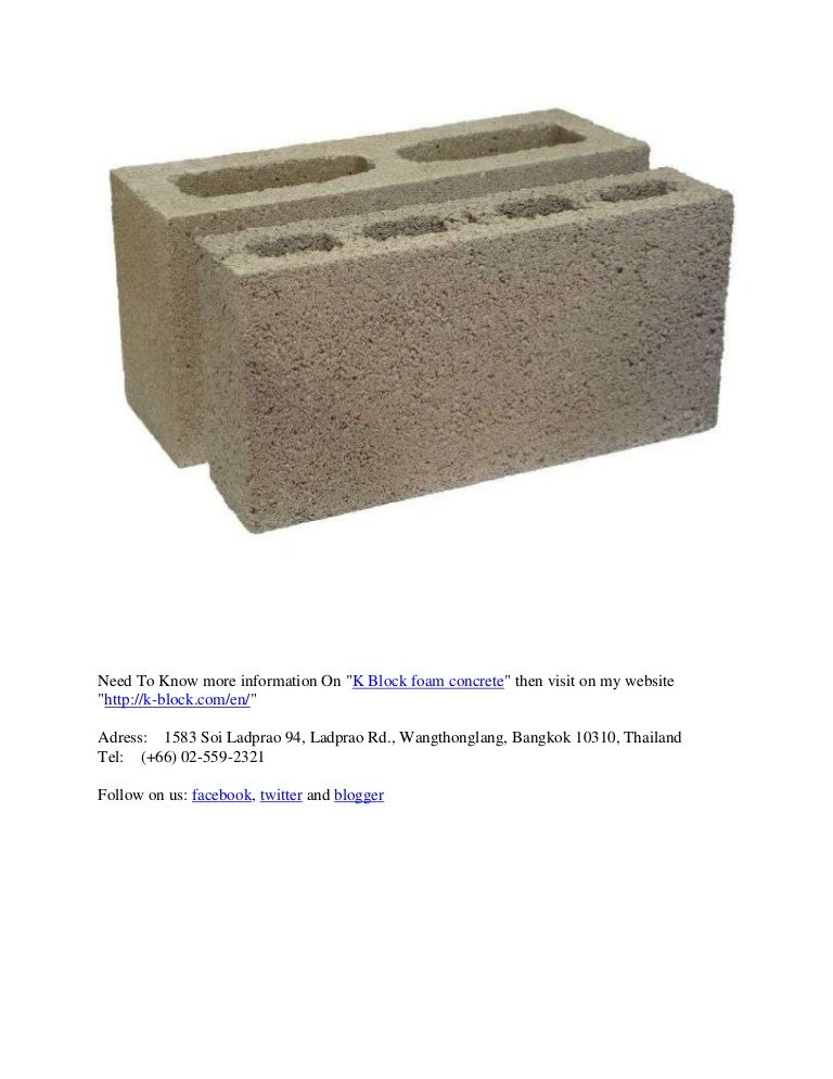 Cellular concrete block