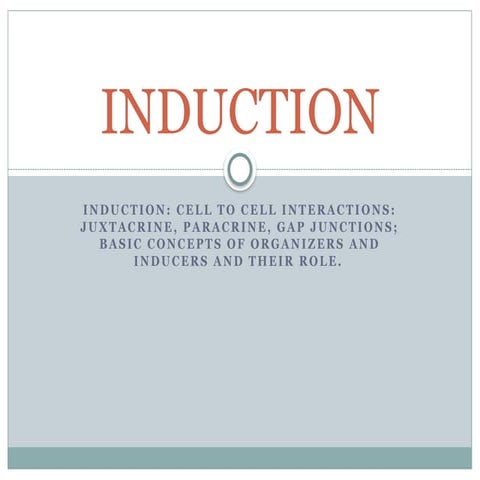 Induction and cellular interaction.pptx for graduate students