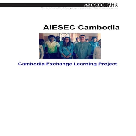 [AIESEC NUM&UP} Cambodia Exchange Learning