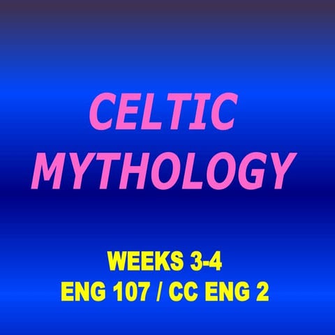 Celtic mythology