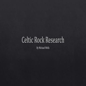 Celtic rock research