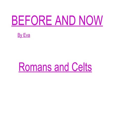 Celts and Romans | PPT