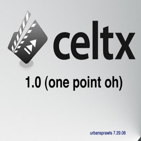 Celtx One Point Oh