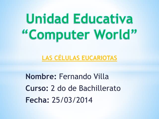 Celulas eucariotas( difernecias euc...