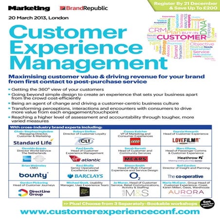 Customer Experience Management | PDF