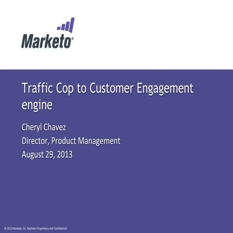 Traffic Cop to Customer Engagement engine