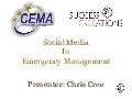 Social Media in Emergency Management