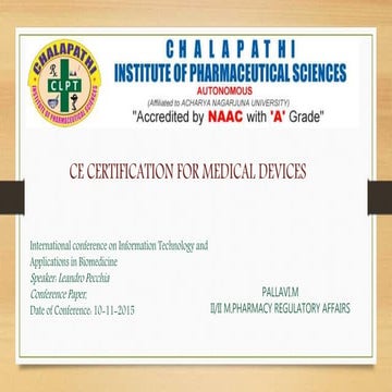 Ce marking of medical devices