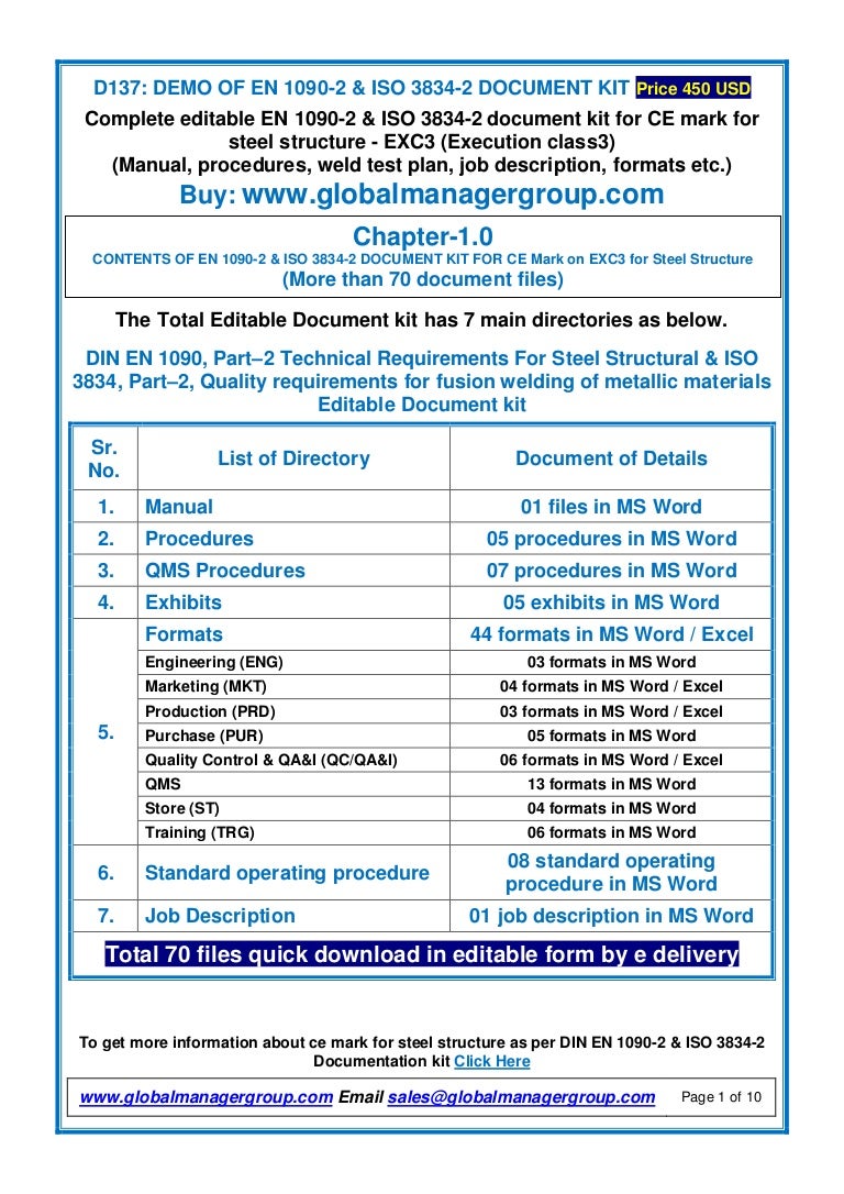 ce mark documents for steel structure job checklist template