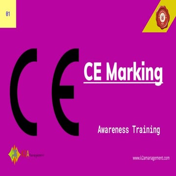 CE Marking Presentation