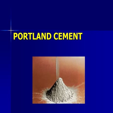 Ce materials5. portland cement