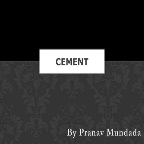 Cement 