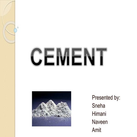 Cement
