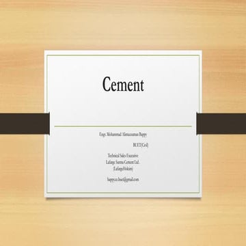 Cement