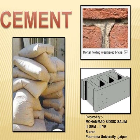 Cement