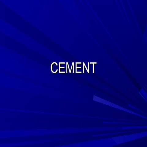 Cement