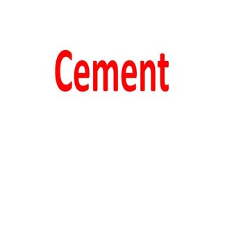 Cement class 12 notes of cement chapter.pdf