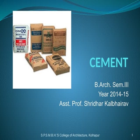 CEMENT. buiding material in architecture