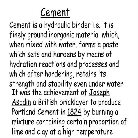 Cement Manufacturing and Process Optimization