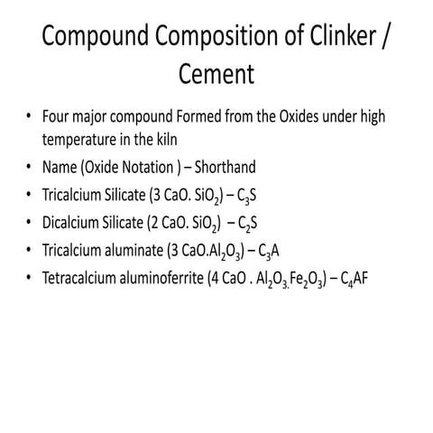 Cement  chemical