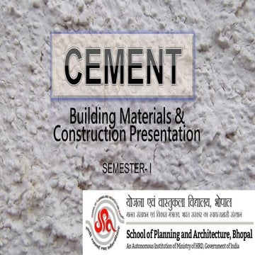 Introduction to Cement
