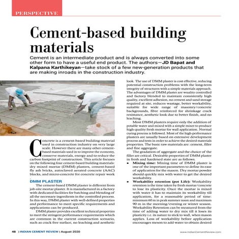 Cement based building_materials_icr_aug2020