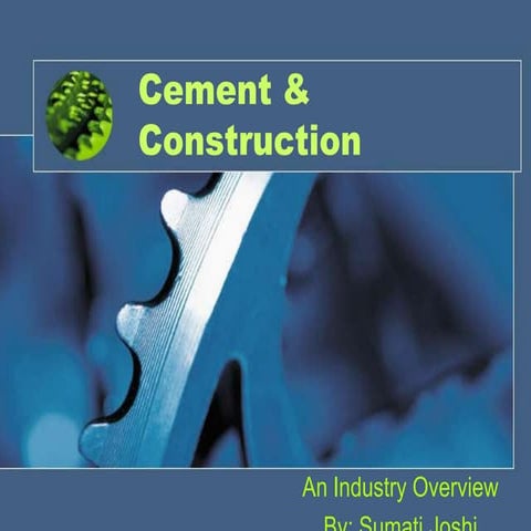 Cement & construction
