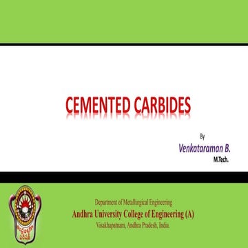 Cemented carbides