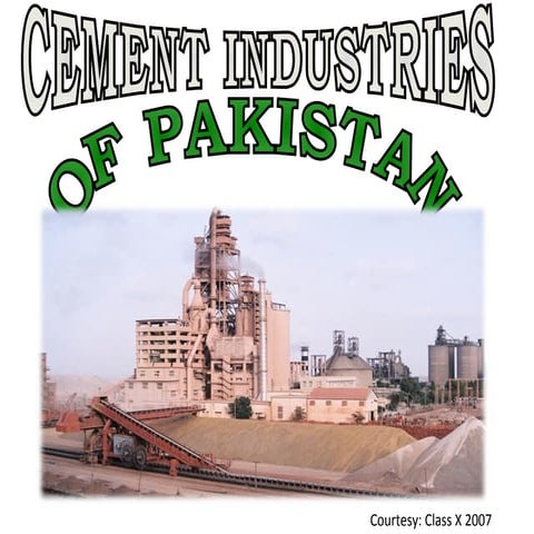Cement industry2008