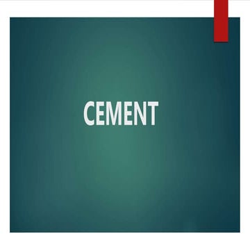 Cement 