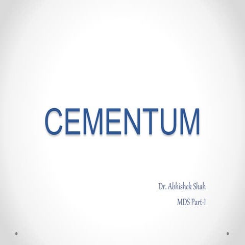 Cementum