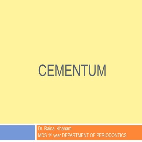 Cementum