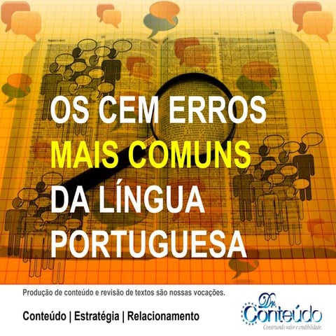 Os cem erros mais comuns da língua portuguesa