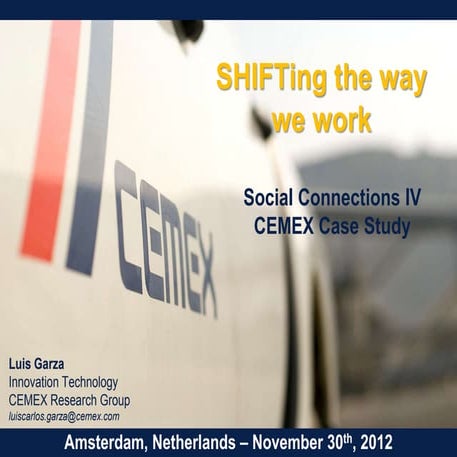 SHIFTing the way we work at CEMEX