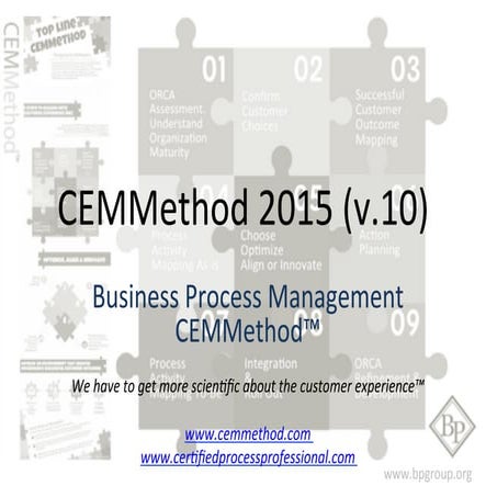 CEMMethod walkthough version 10