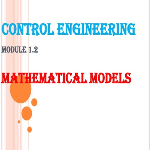 Control engineering module wise second notes