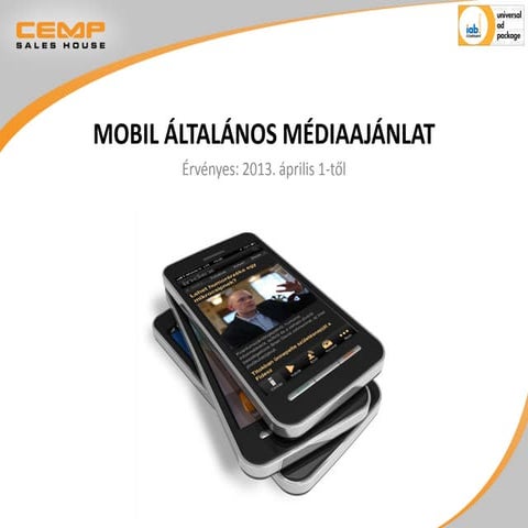 CEMP SH mobil böngésző alkalmazások általános médiaajánlat 2013