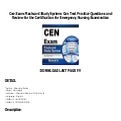 Cen Exam Flashcard Study System: Cen Test Practice Questions and Review ...