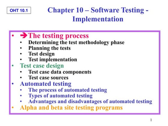 Automatic Test Pattern Generation (Testing of VLSI Design) | PPT