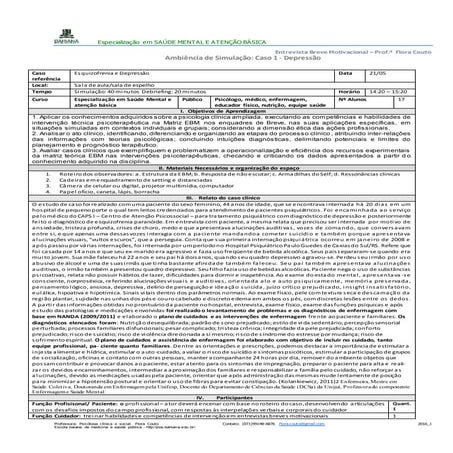 Cenários de simulação equipe de saúde psicologia e enfermagem_roteiro
