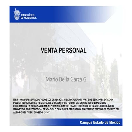 Cenco apuntes de fuerza de ventas ( tec monterrey )