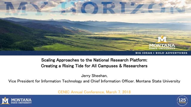 Scaling Approaches to the National Research Platform