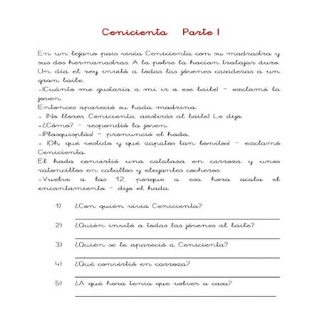 Cenicienta   parte i