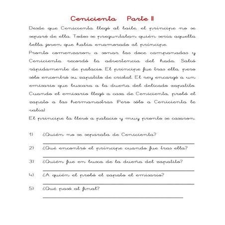 Cenicienta   Parte II