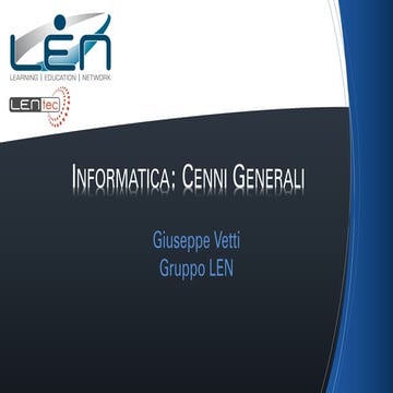 Cenni di informatica generale