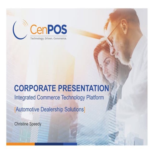 CenPOS automotive dealership solutions