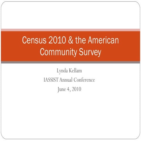 Census group presentation | PDF