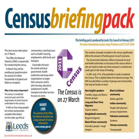 Navigating numbers: Census (PowerPoint slideshow) | PPTX